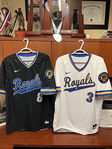 Kansas City Royals show off updated uniforms for next season