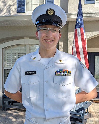 Jared Fairchild, 17, said he has learned honor, courage and commitment during his time with the U.S. Naval Sea Cadets. Courtesy photo.