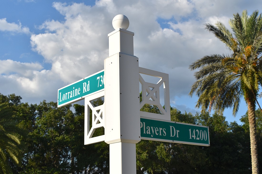 Based on concerns from residents in the area, Commissioner Vanessa Baugh hopes to have a traffic circle installed at the intersection of Lorraine Road and Players Drive.