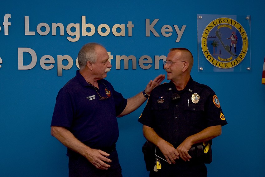 Jeff Bullock, who used to work with Shawn Nagell, said a few words at his departure.