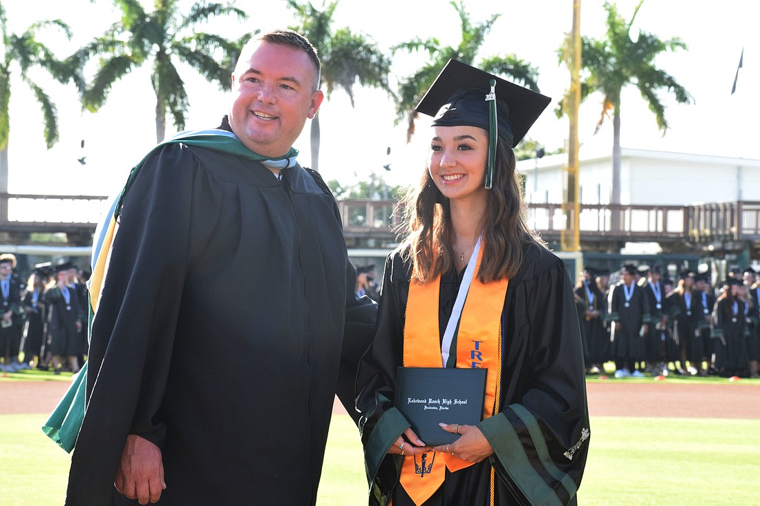 This year&#39;s Lakewood Ranch High graduating class will have to wait one more day to graduate as the School District of Manatee County makes scheduling changes due to weather.