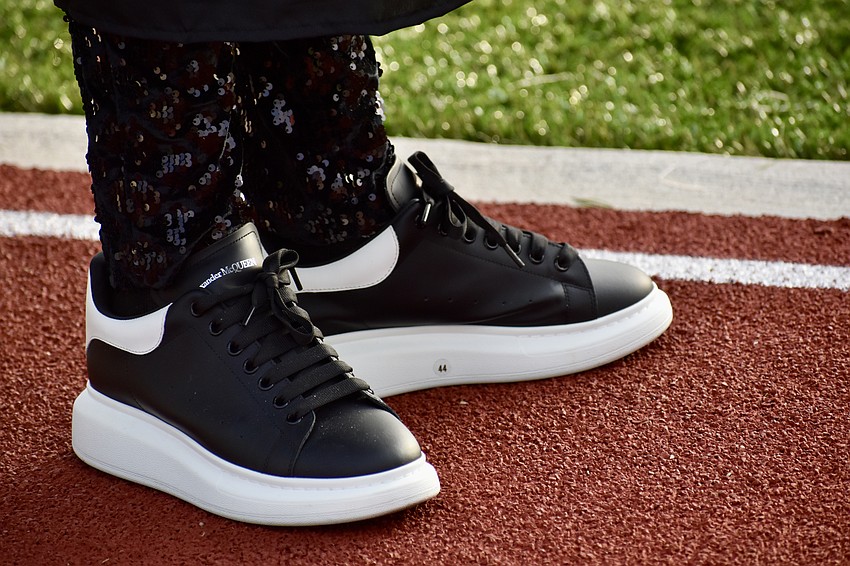 Landon Gary thought of everything, right down to his feet.