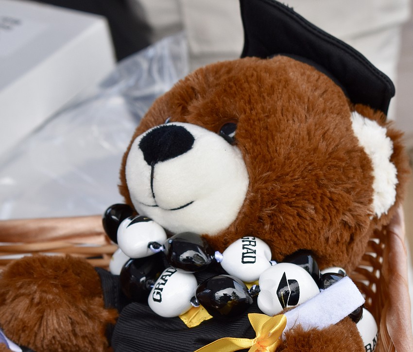 A graduate bear was a popular choice as a gift.