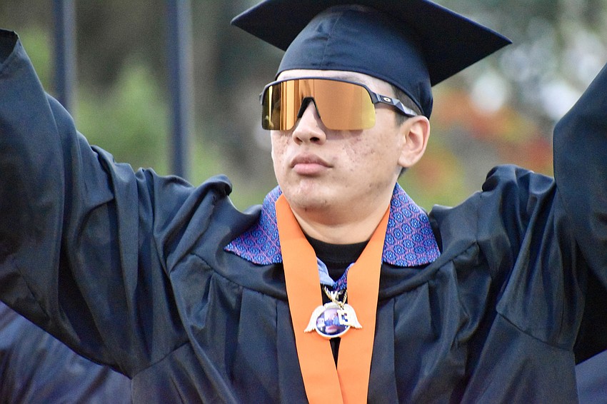 Steve Ocasio-Bustamante takes a second to drink in the spectacle.