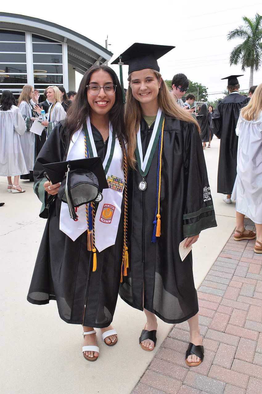 America Rios Cardona and Madilyn Frick say graduation is emotional because their friends and classmates will now go down different paths.