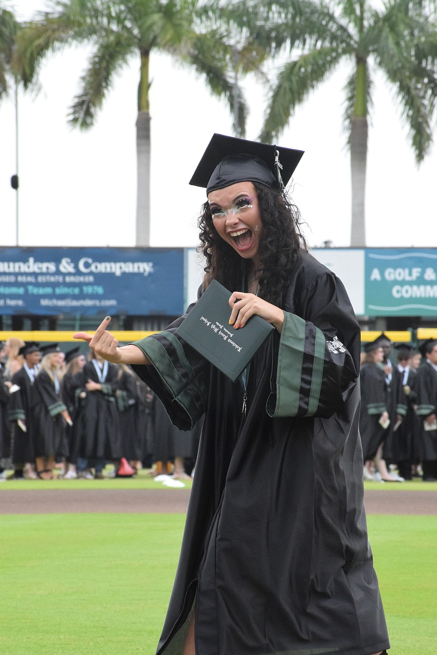 Mya Grant says graduation is the best day of her life.