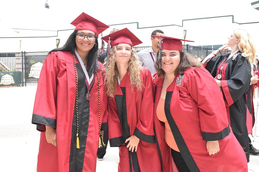 Kelisa Morgan, Abigail Baatz and Alyssa Porcelli say they loved their time in high school together.