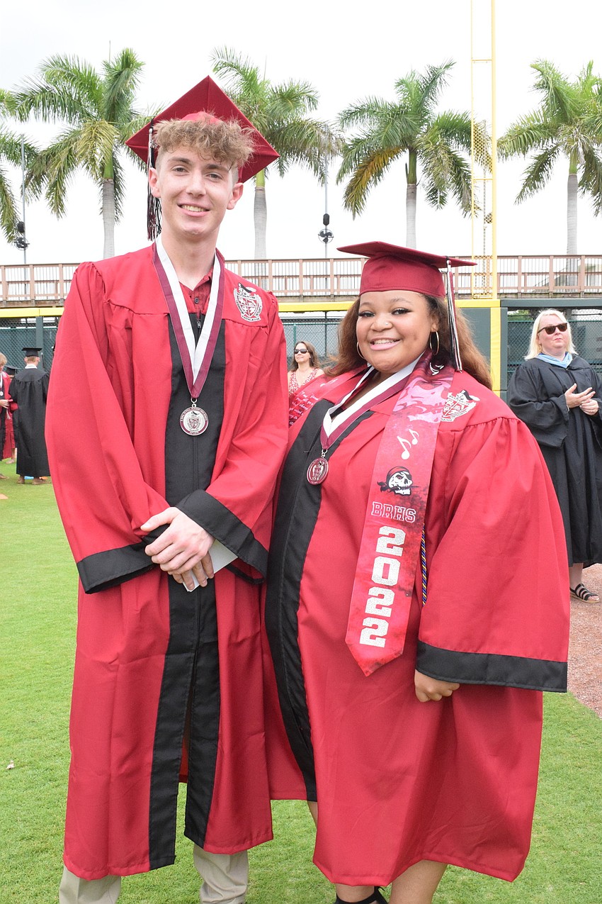 Connor Snead and Tyjanay Burrell say they are ready to give graduation speeches.