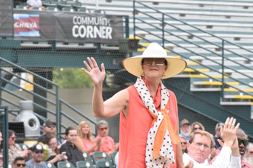 Cynthia Saunders, the superintendent of the School District of Manatee County, arrived to support the graduates.