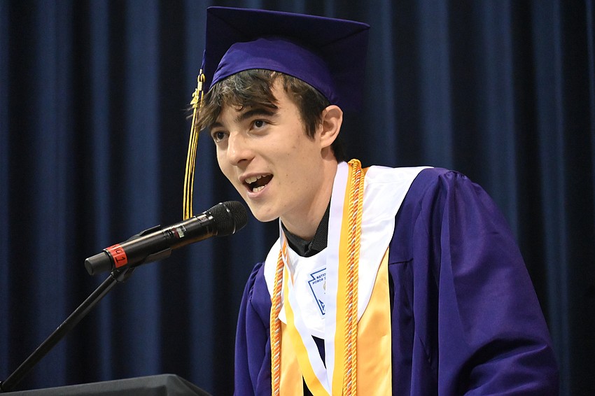 Commencement speaker Giacomo Mutti