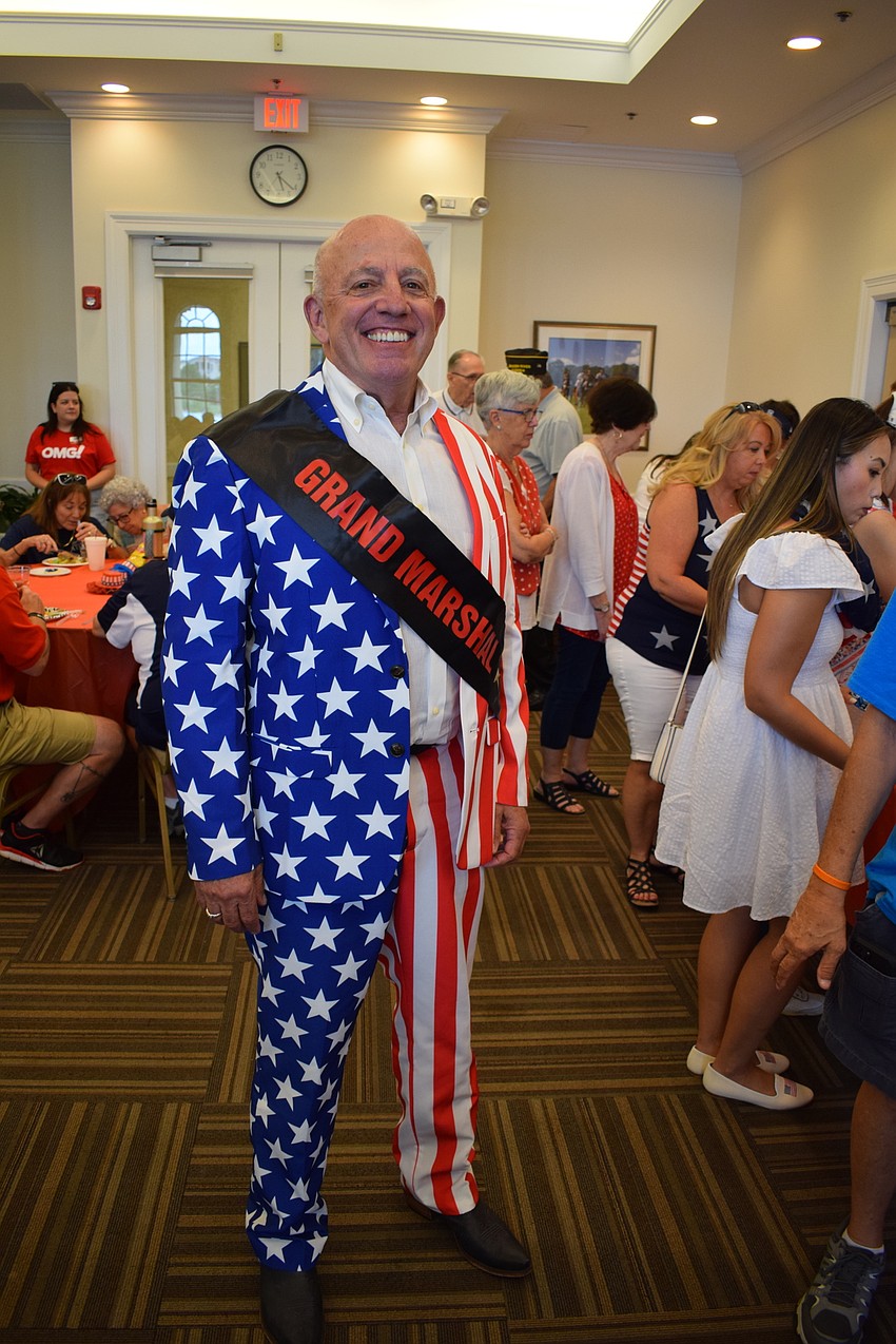 Dr. Michael Kanter, a U.S. Army veteran who was the parade grand marshal, says he needed a special outfit for the occasion.