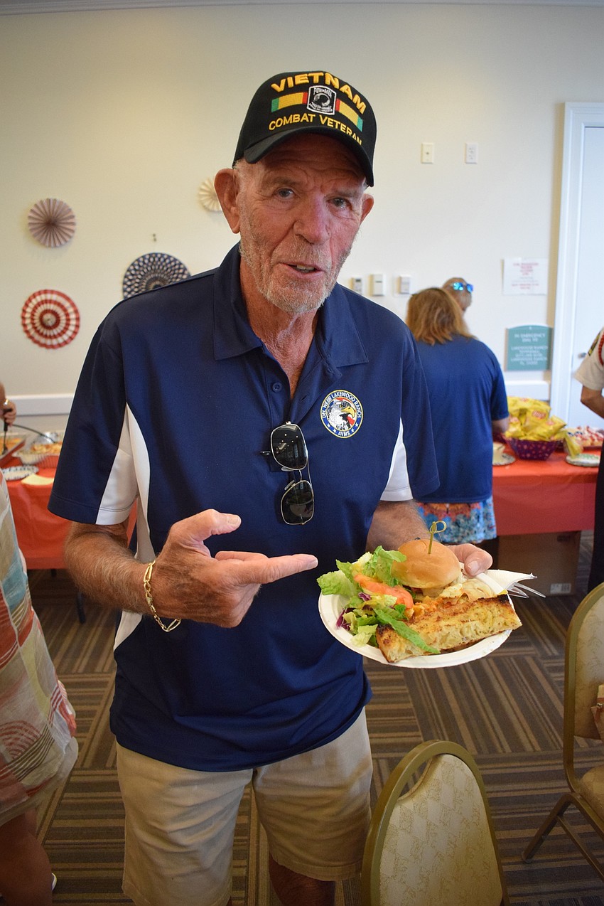 Harvey Goldberg says he loves Florida because the residents treat veterans so much better than in other places. He said such was the case at the Tribute to Heroes Parade.