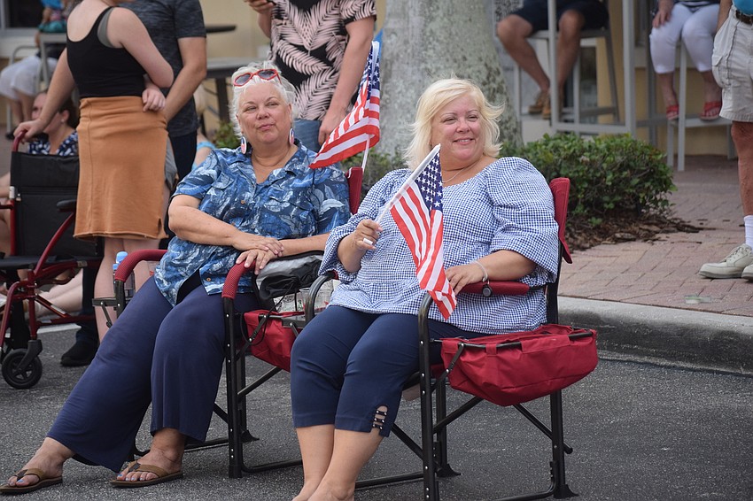 Sisters Alice Baumann and Christine Baumann say they had just moved to the area after the last Tribute to Heroes Parade was held in 2019. They say they will be back.