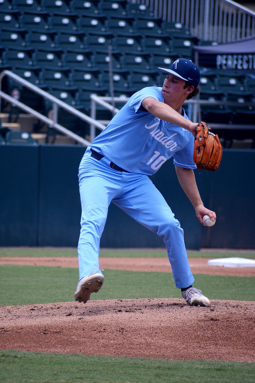 ODA senior Josh Cone got the start on the mound. Cone threw 3.1 innings, allowing four runs on two hits and four walks with four strikeouts.