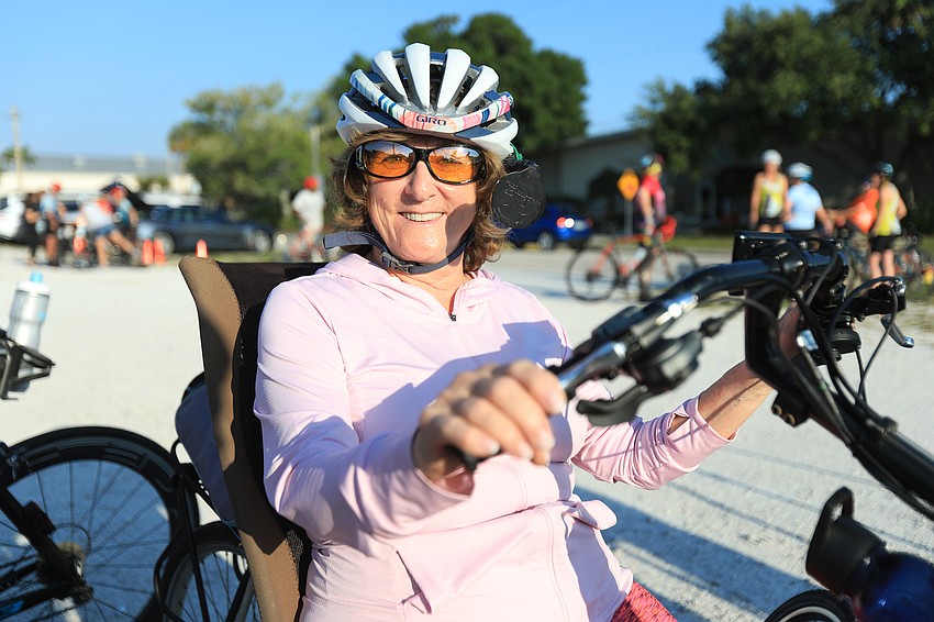 Joan Lerner is ready to ride.