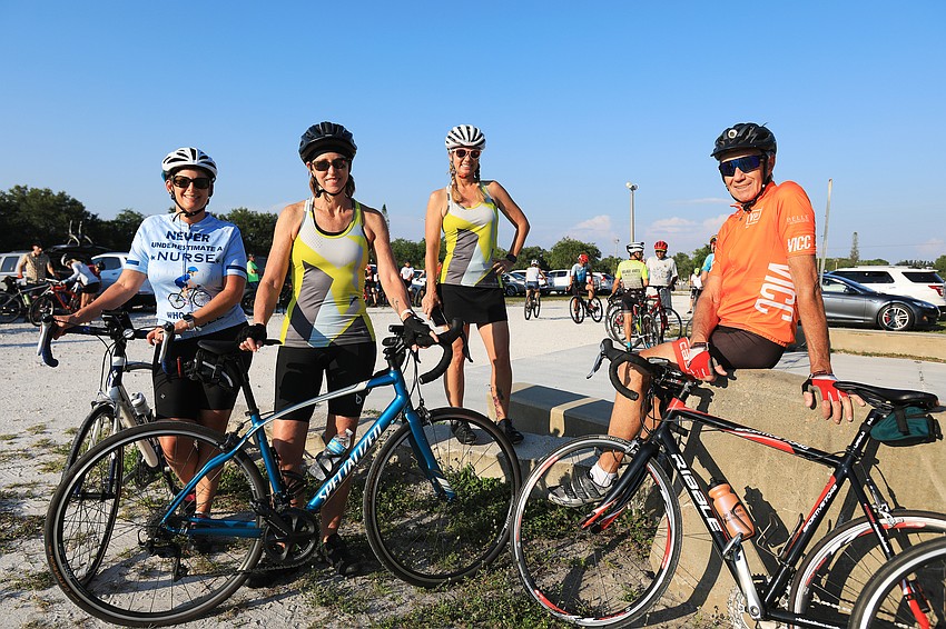Jeannie Prodigalidad, Pattie LeBlanc, Ann Drummond and Roberto Ferracini