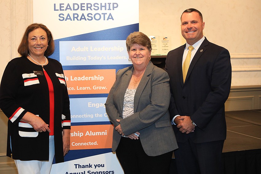 Award recipients Joy Mahler, Susan Flynn and Pat Robinson