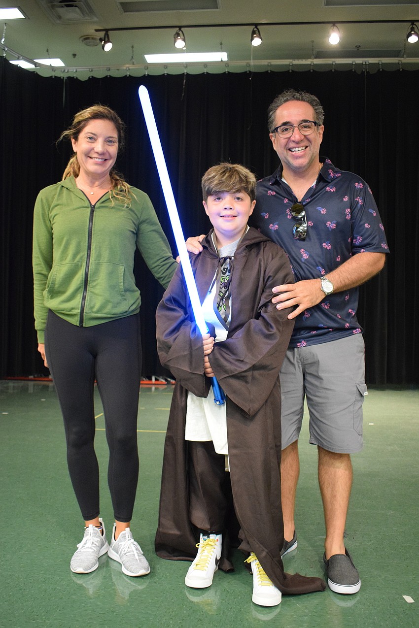 Karyn Nantes and her husband, Alex Nantes, are proud of their son Lukas Nantes for his performance in the talent show. 