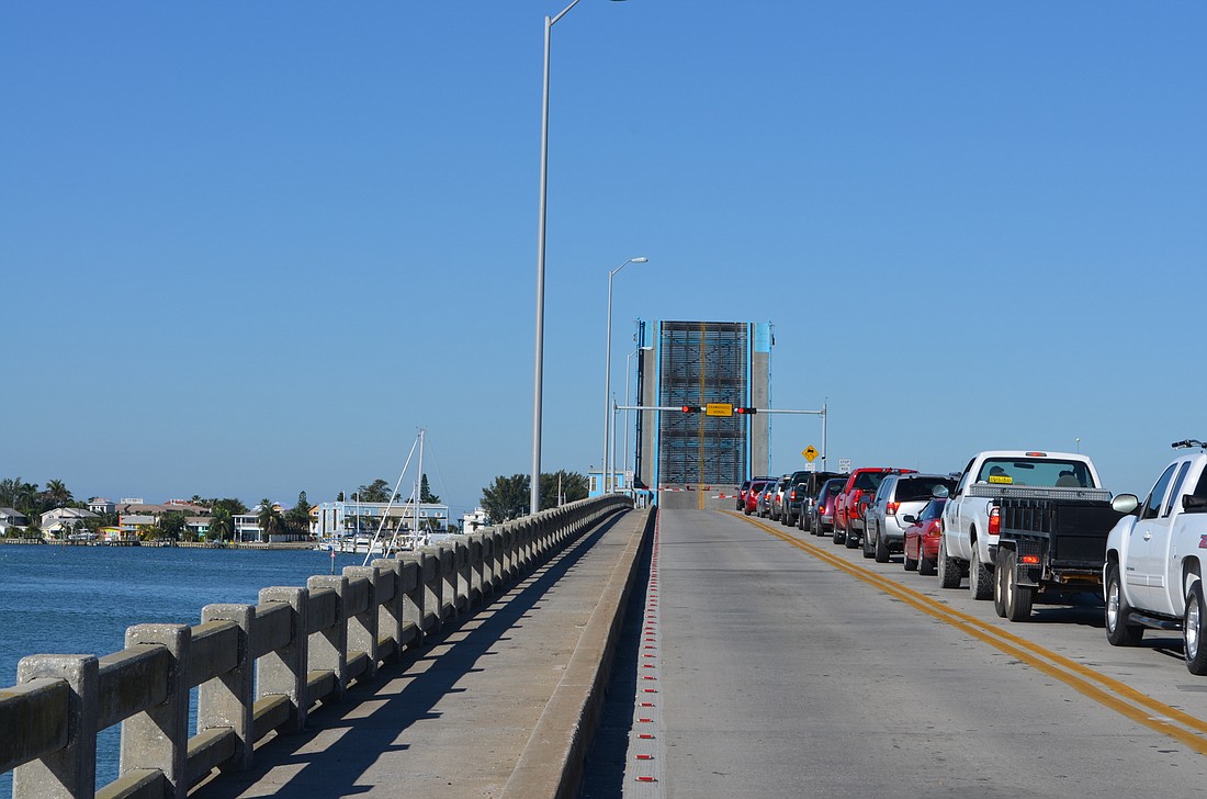 Longboat Key residents have complained that traffic congestion has been worse than ever this season. File photo
