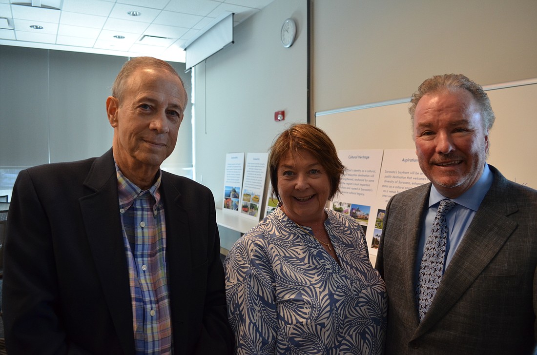 Bayfront 20:20 stakeholders Bob Easterle, Virginia Haley and Michael Klauber have helped steer the creation of a new entity that will take the lead on planning.