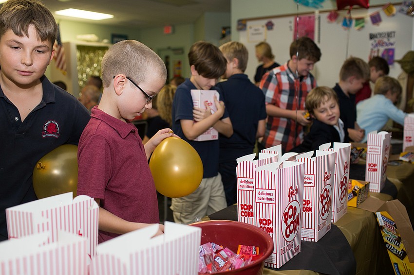 The students grabbed their favorite snacks before sitting down.