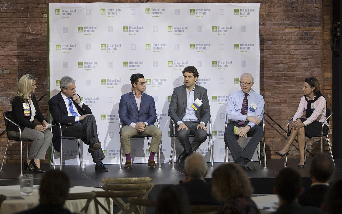 MARK WEMPLE â€” A ULI panel discussion moderated by Nancy Surak and comprising PwC&#39;s Mitch Roschelle, SPP&#39;s James Nozar, Bromley Cos.&#39; Nicholas Haines, Red Apple Group&#39;s Robert Zorn and B+E Net Lease&#39;s Camille Renshaw.