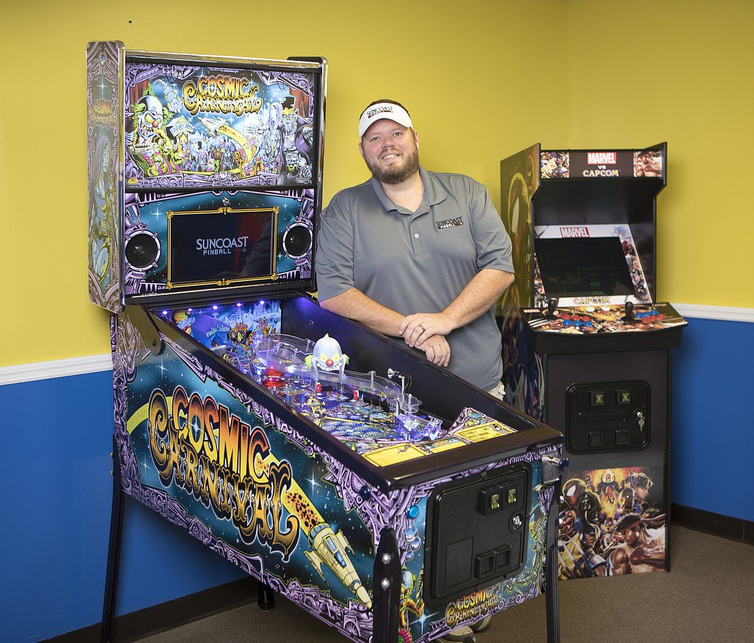Mark Wemple. Jon Weaver is the founder, president and CEO of Largo-based Suncoast Pinball & Arcade.
