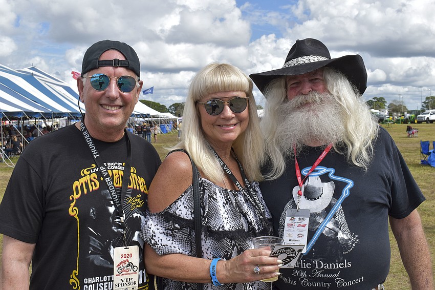 Glenn and Diane Glasser with Phil Massey