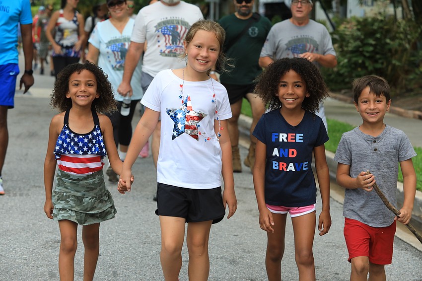 Emily Clabby, Lily Sterbinsky, Isabelle Clabby and Leo Sterbinsky