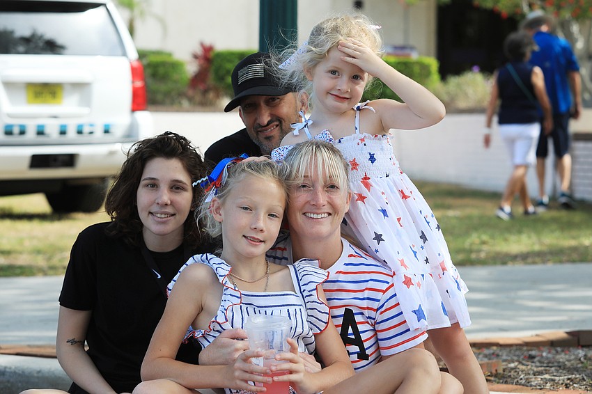 Breanna and Ryan Sherman with Caroline, Grace and Elle Tritschler