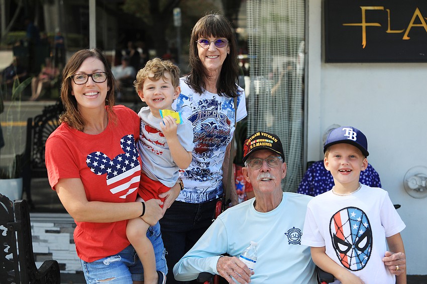 Beth Kellett, Kim and Elijah Alvarexz, Robert Kellett and Ethan Alvarez