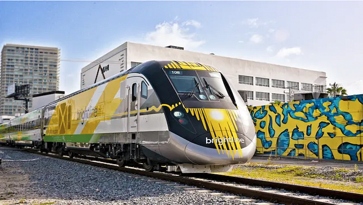 Courtesy. Brightline aims to connect 70% of Florida&#39;s population via passenger rail service.