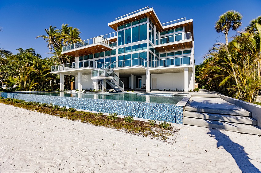 Concrete is the predominant material.