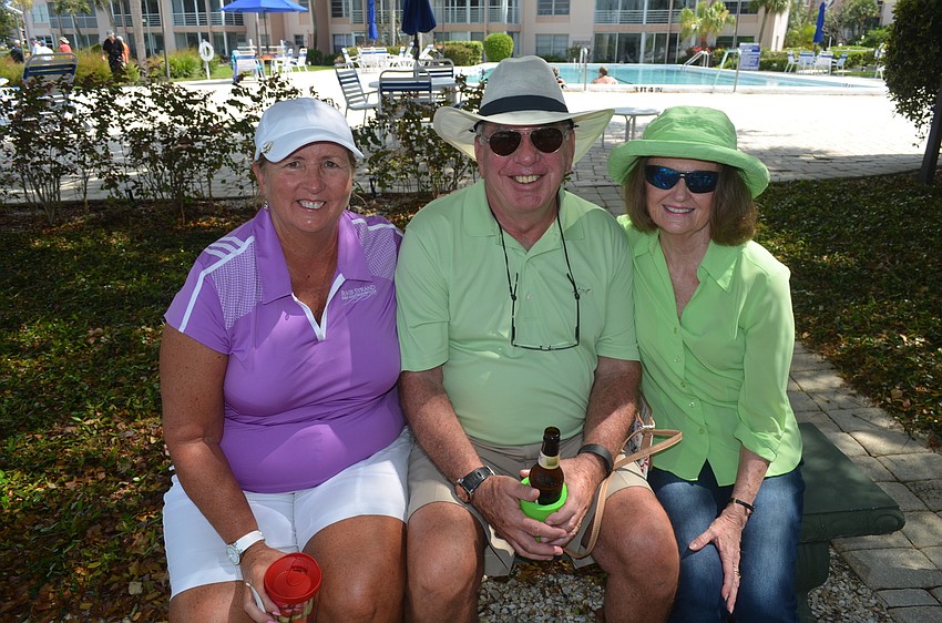 Carol and Dan Linehan with Maureen Shea