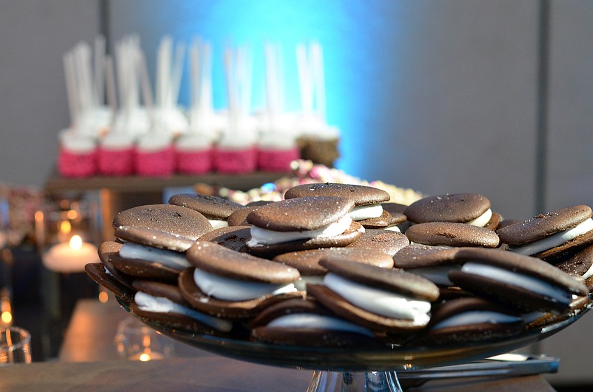 Guests enjoyed a dessert buffet at Cinema Politicale.