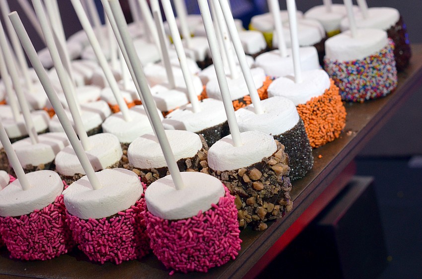 Guests enjoyed a dessert buffet at Cinema Politicale.