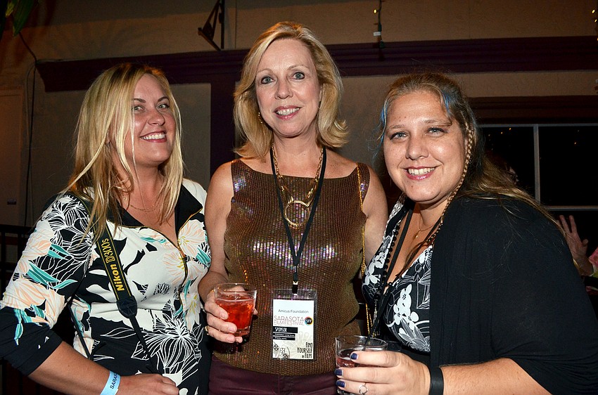 Mollie Grady with Kathy and Gana Gilkey