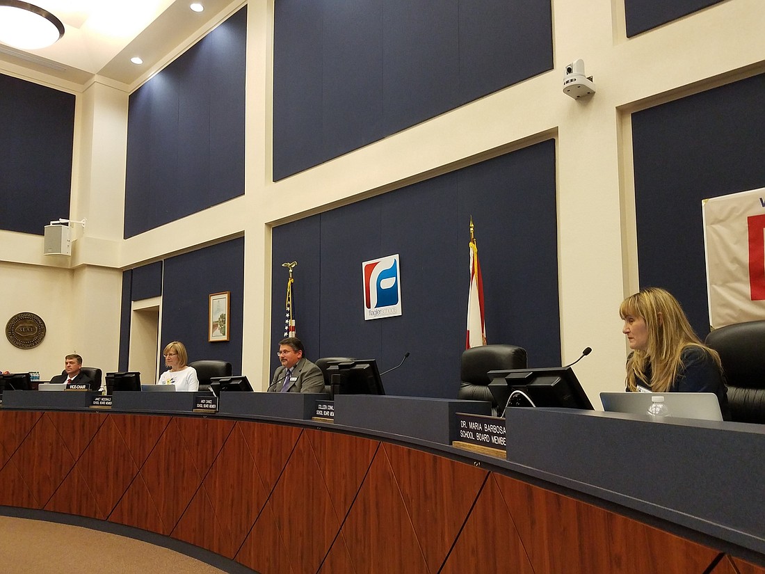 Proposed changes to Flagler Schools'    2017-18 calendar were discussed at the Feb. 21 school board meeting. Photo by Colleen Michele Jones