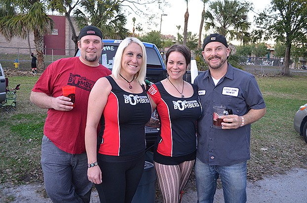 Dickey the Barber, Marilyn Man Roll, Milfshake and Michael Wagner, of Little Giant Brewery