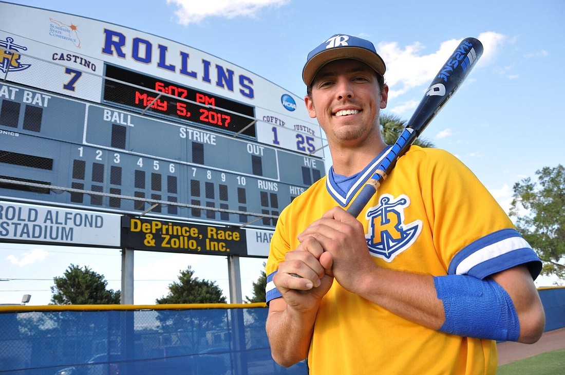 Peter Nicoletto has what looks to be a promising future in baseball ahead of him, but said he&#39;  ll never forget his four years as a Rollins Tar.
