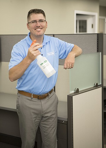 Josh Weis recently joined Office Pride Commercial Cleaning Services as its new CEO. (Photo by Mark Wemple)
