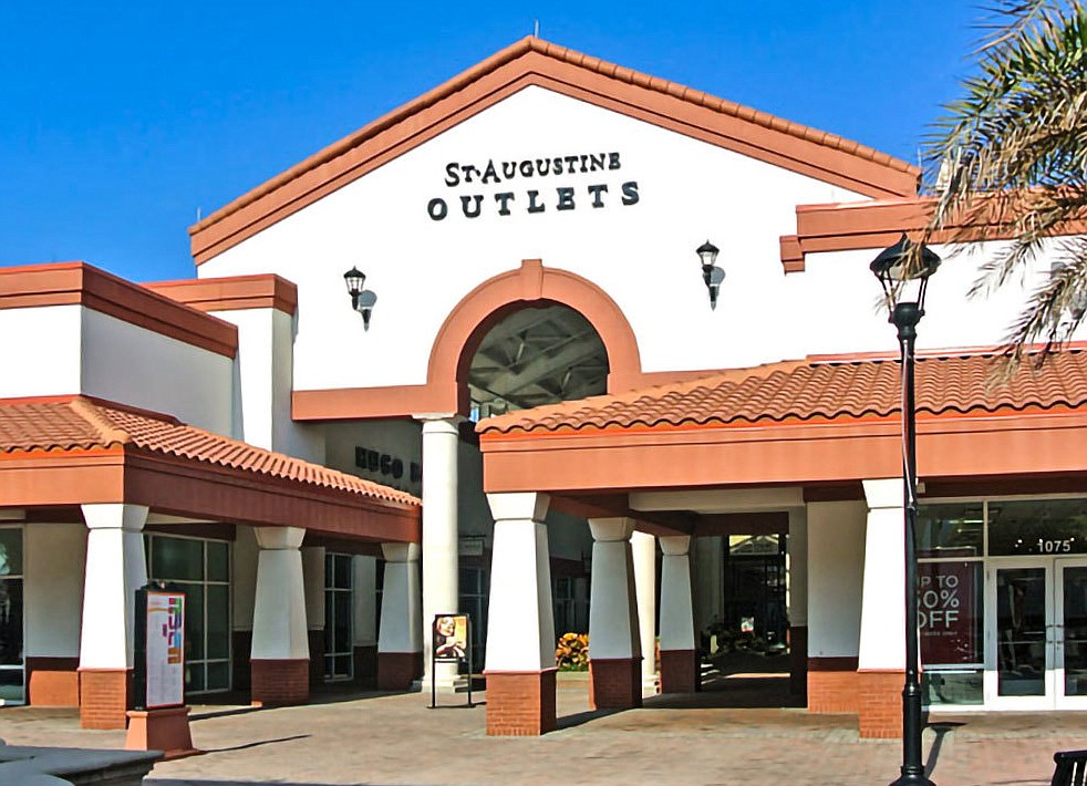 St. Augustine Outlets is on the east side of Interstate 95 at  Florida 16.