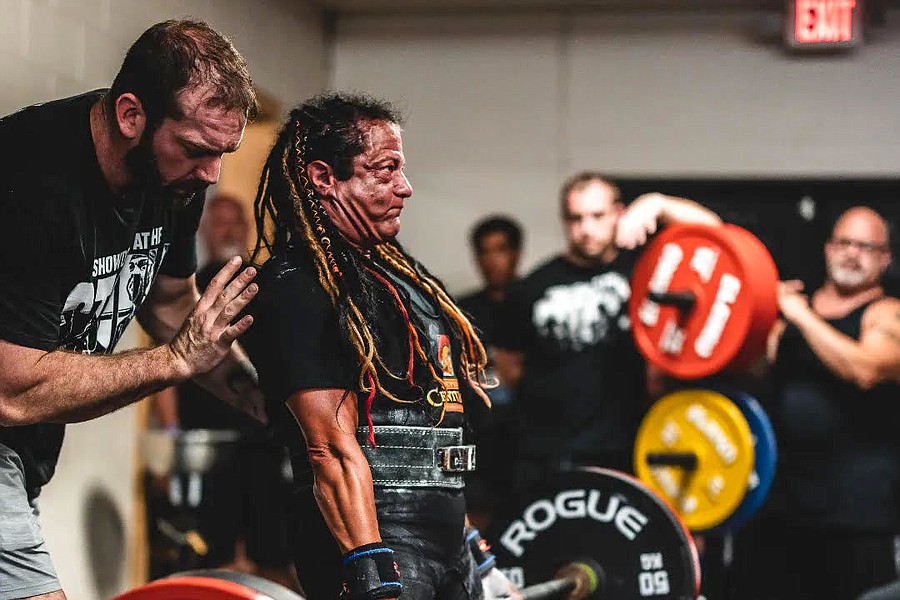 Powerlifting grandma is setting records and beating women half her