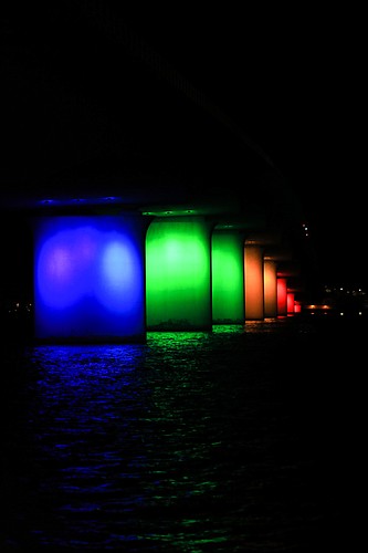The Ringling Bridge was full of color from June 1-7.