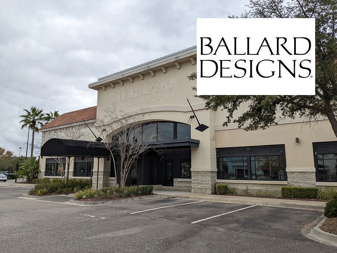 Ballard Designs is moving into the former Blackfinn Ameripub space at 4840 Big Island Drive in The Markets at Town Center