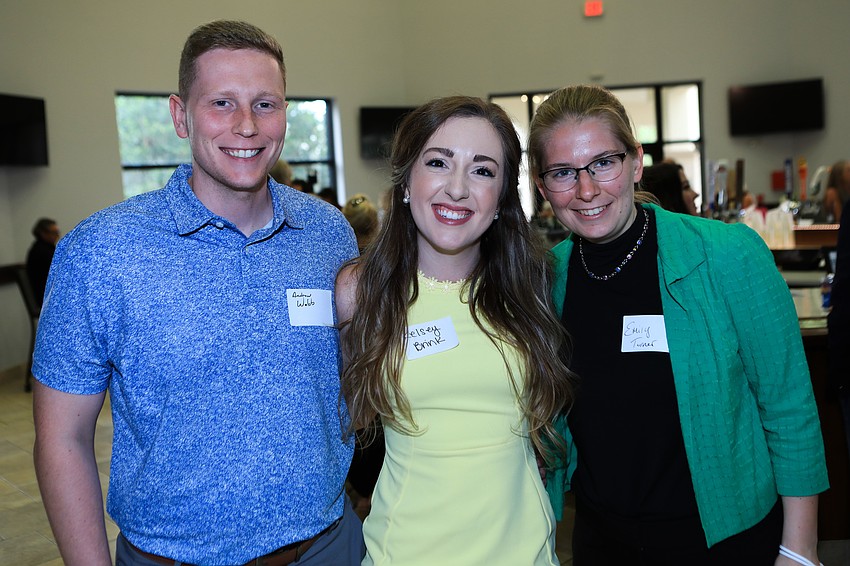 Andrew Webb, Kelsey Brink and Emily Turner