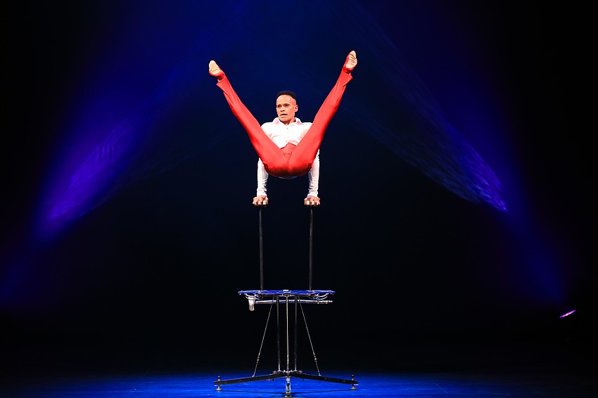 Ricardo Sosa's act has elements of gymnastics, balancing and contortion in it. (Photos: Harry Sayer)