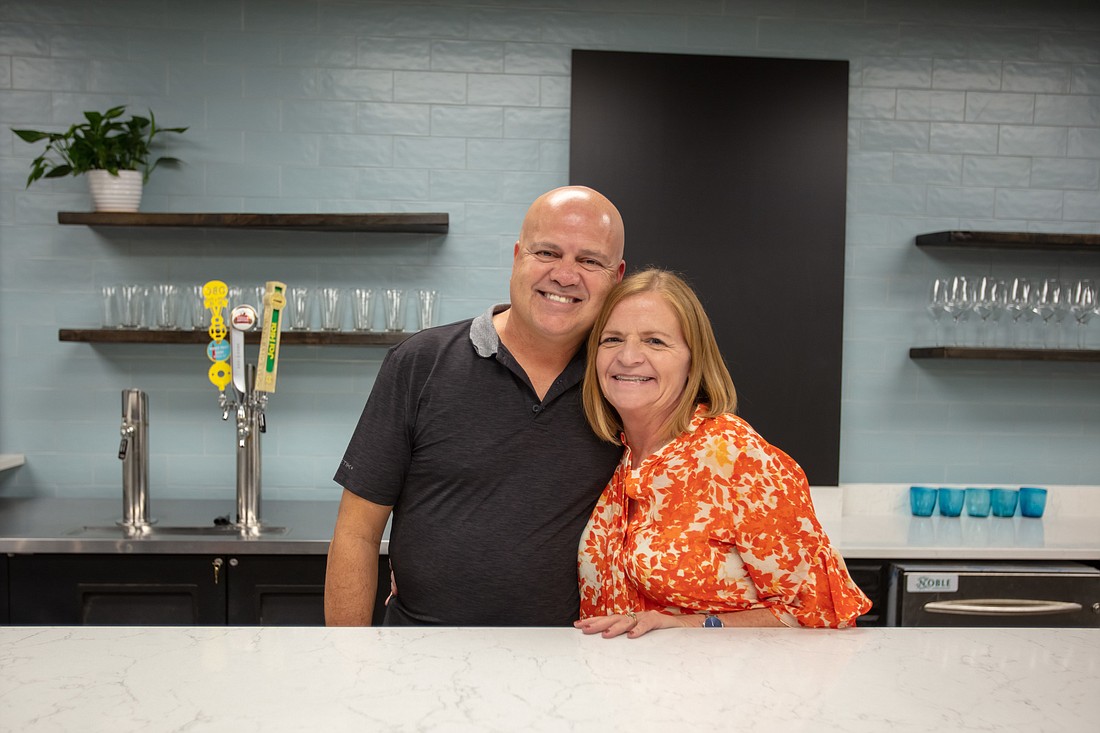 Robert Suarez and Kathy Murphy are looking forward to being a part of the Ormond-by-the-Sea community with their new business, Beach + Vine. Courtesy photo