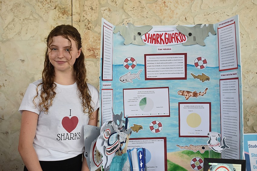 Mae Monnoc says she loves sharks and believes that with more education, others will too.