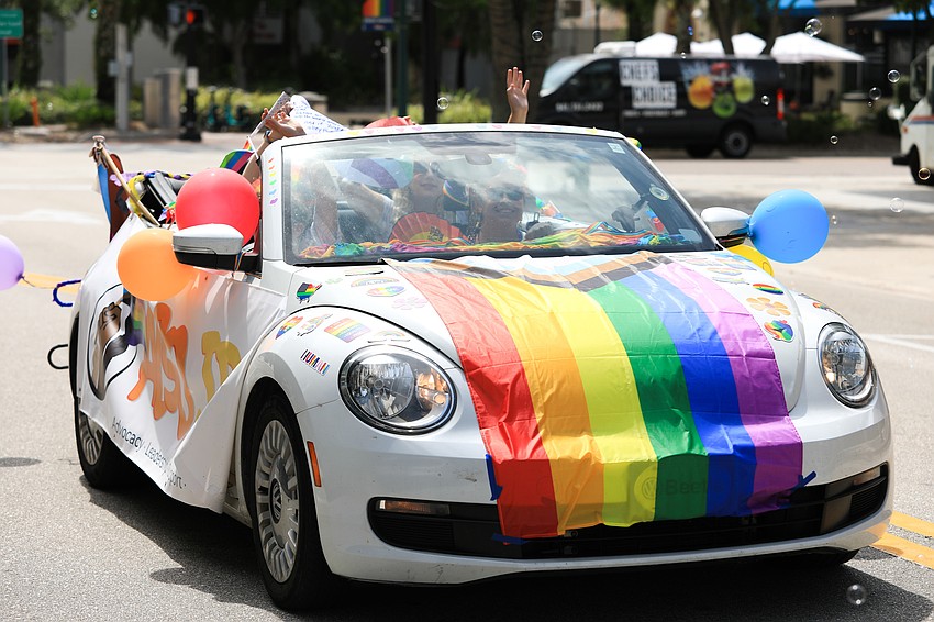 Cars started rolling through Main Street at 11 p.m.